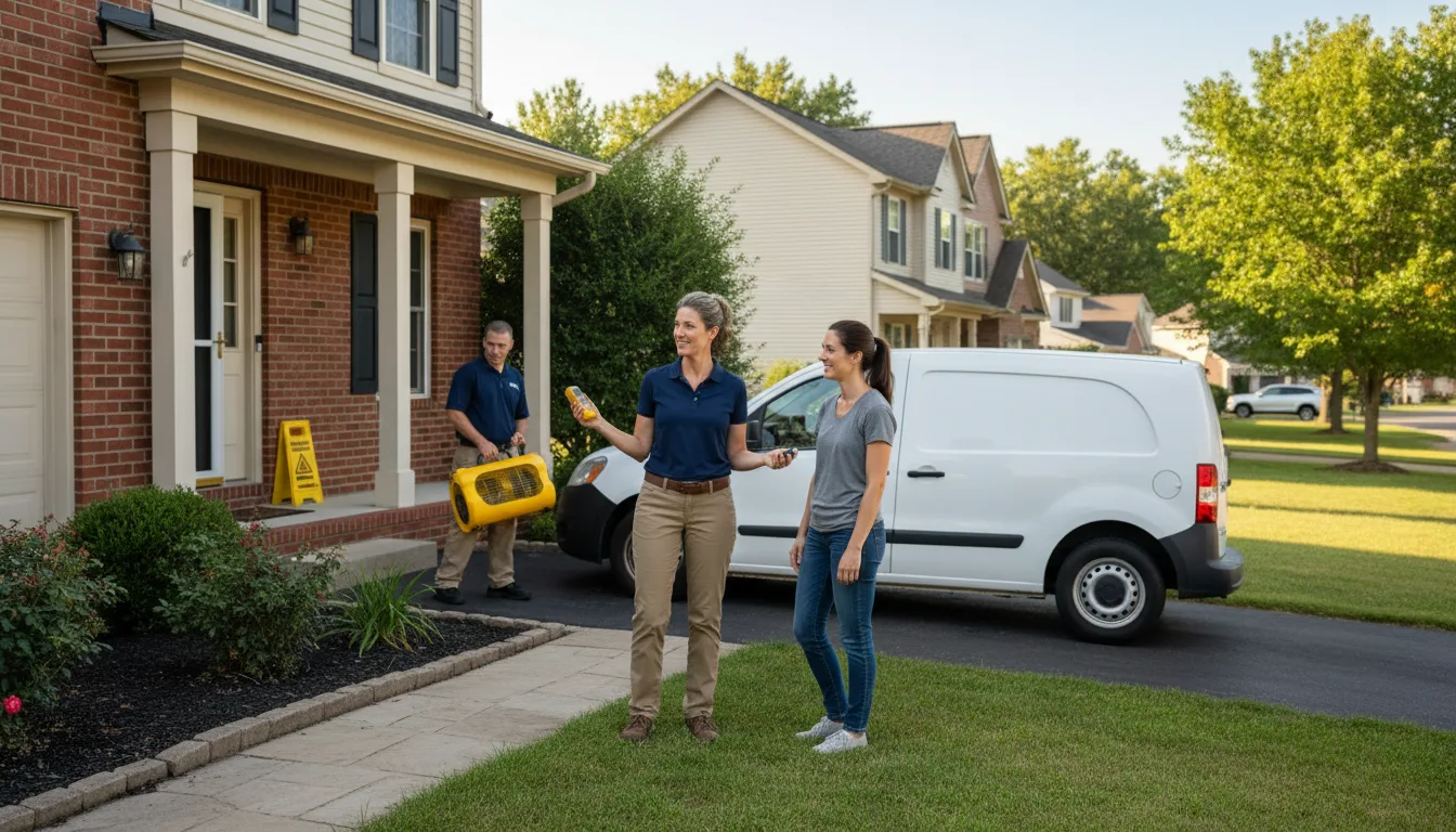 Water restoration image for Home Water Damage Repair in North Judson, IN